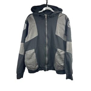 Star Wars Empire Zip Up Hoodie Heroes and Villains Size MD Black Geek Movie